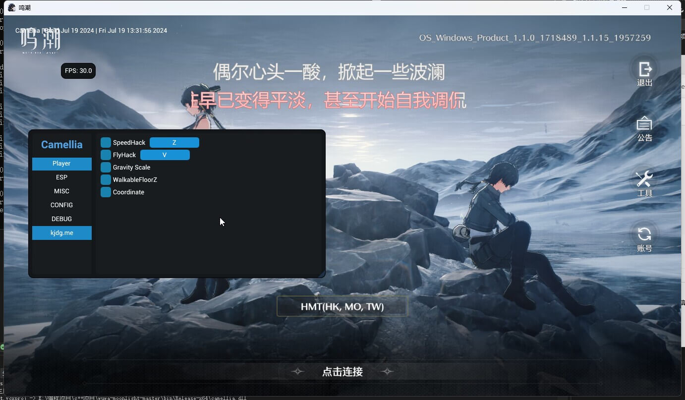 鸣潮国际服Camellia多功能辅助v2024.7.19